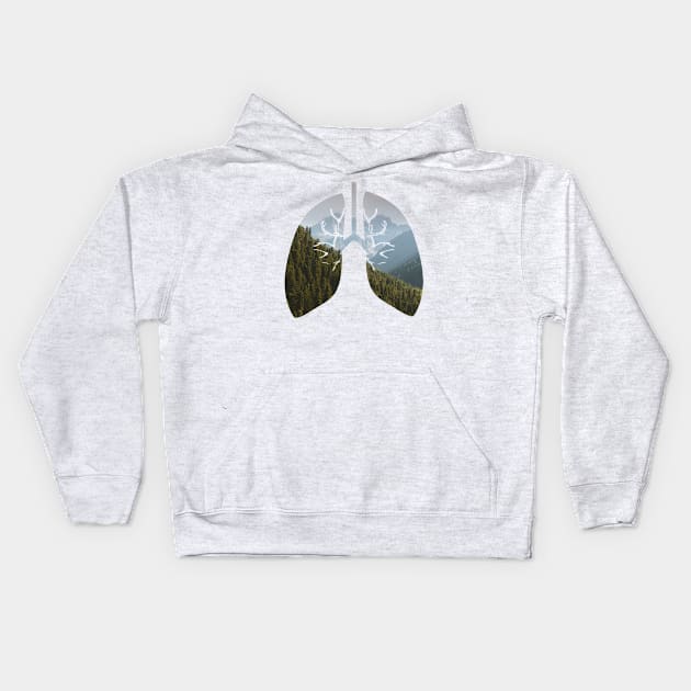 I breath Forest Kids Hoodie by MouadbStore